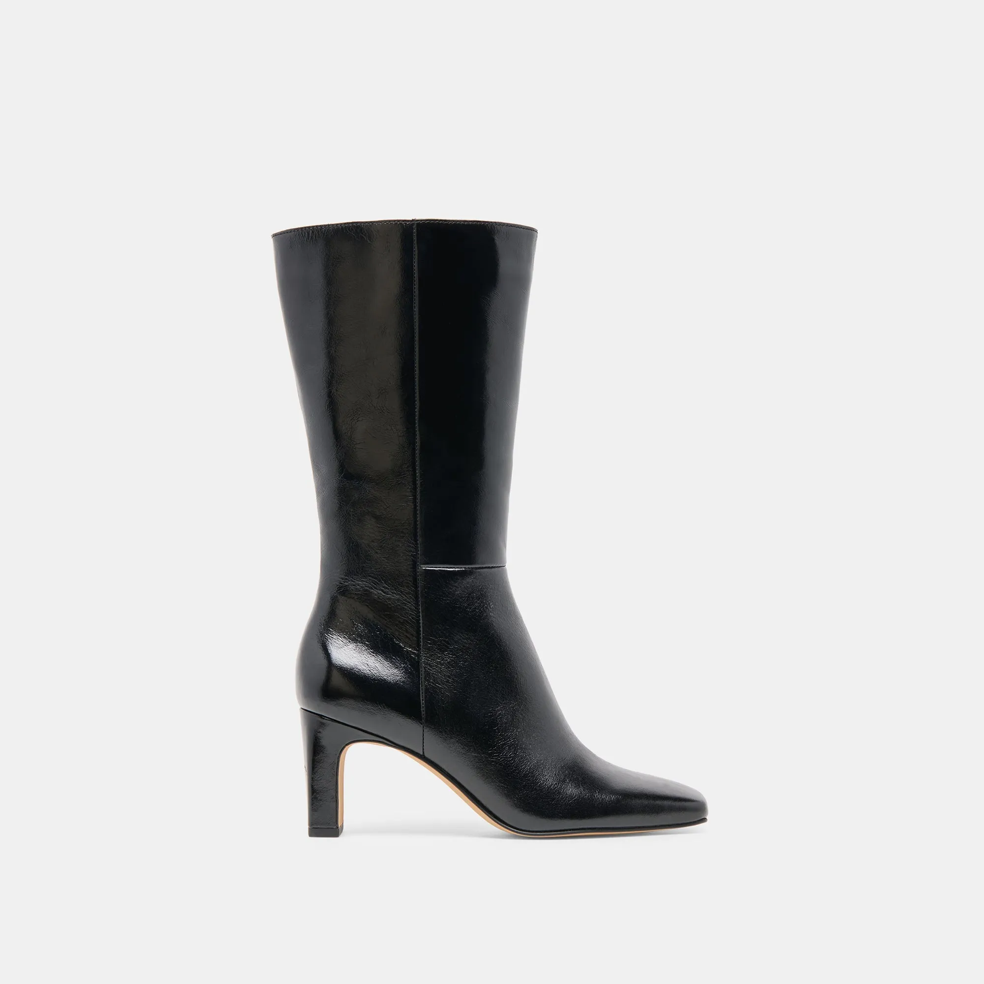 RIGGS WIDE CALF BOOTS BLACK LEATHER Quick Wear