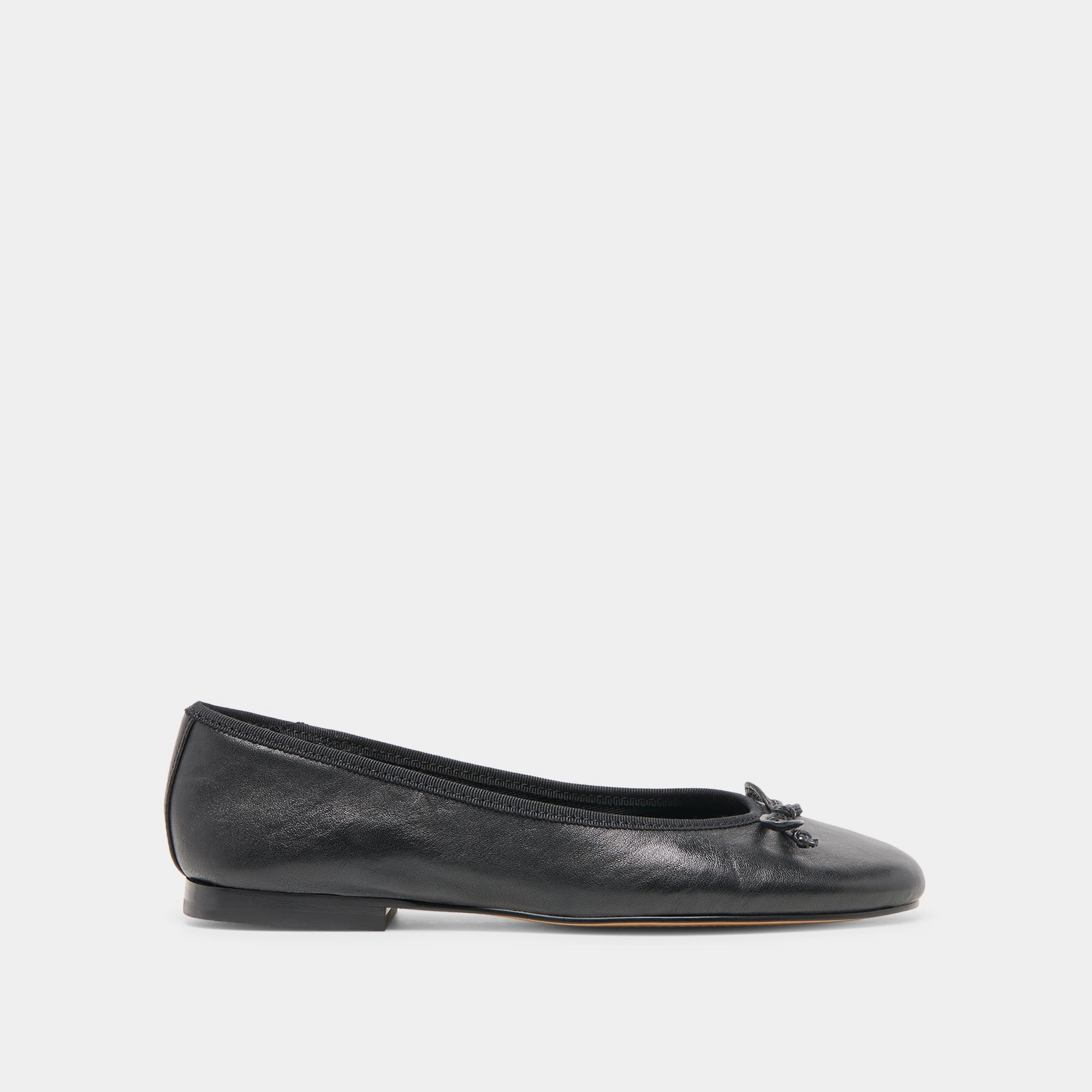 RITLA BALLET FLATS BLACK LEATHER Soft Insole Chic Comfort Shoes