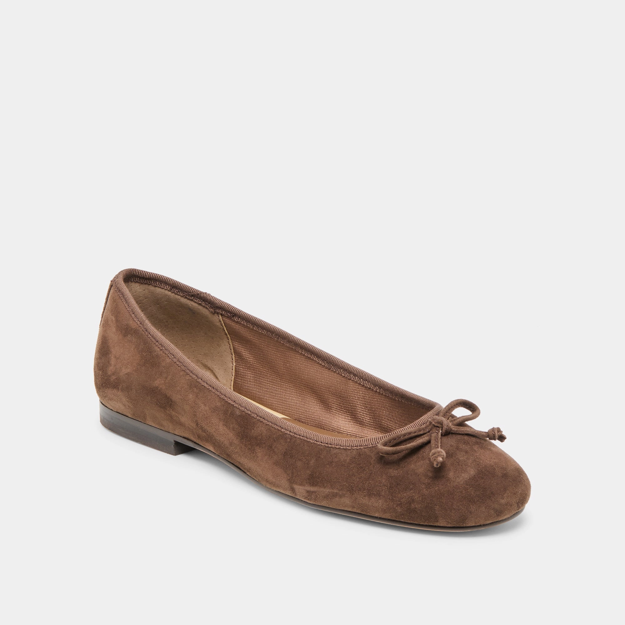 Look Out River Walk RITLA BALLET FLATS DK BROWN SUEDE
