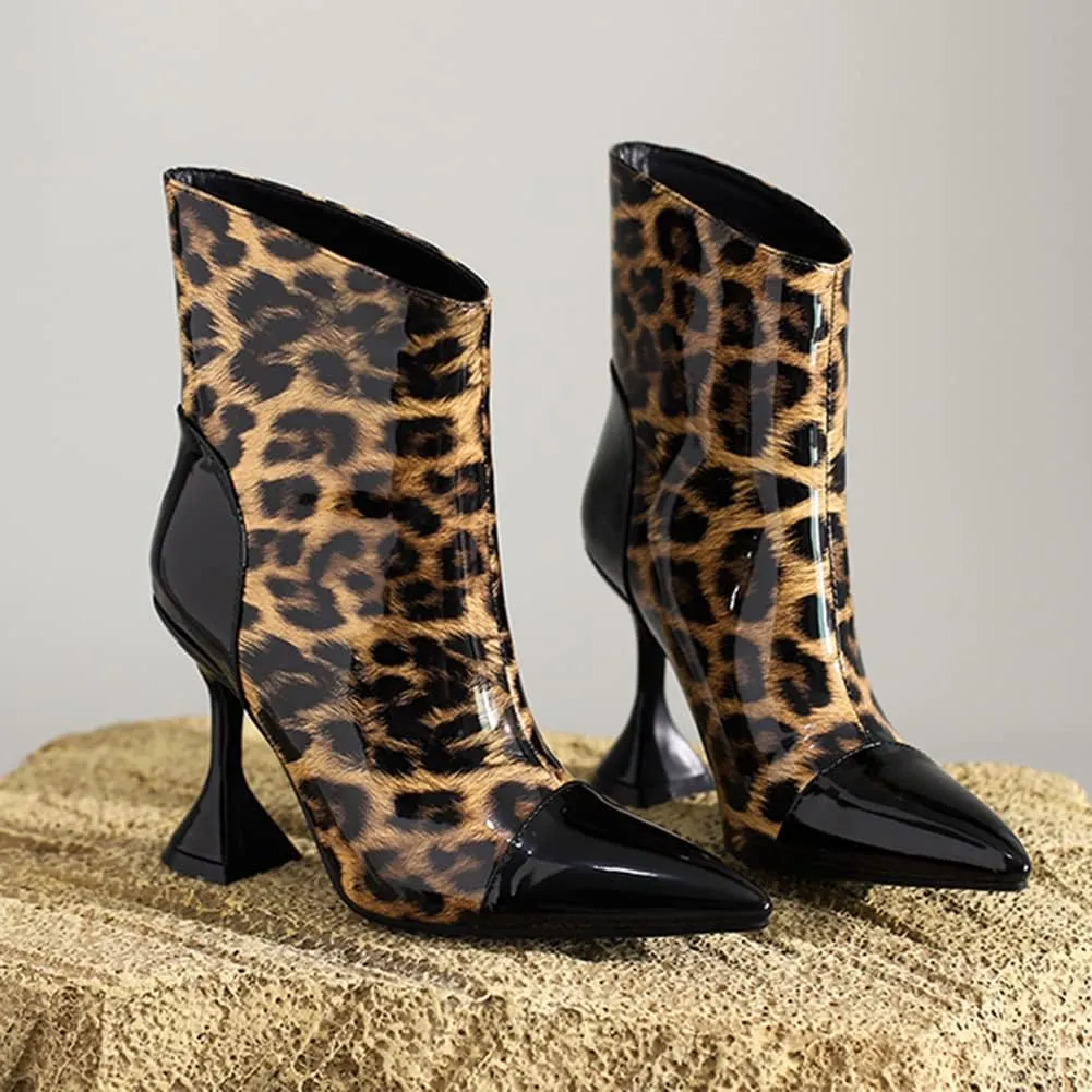 Roimaash Elegant Women Dress Boots High Heels Pointed Toe