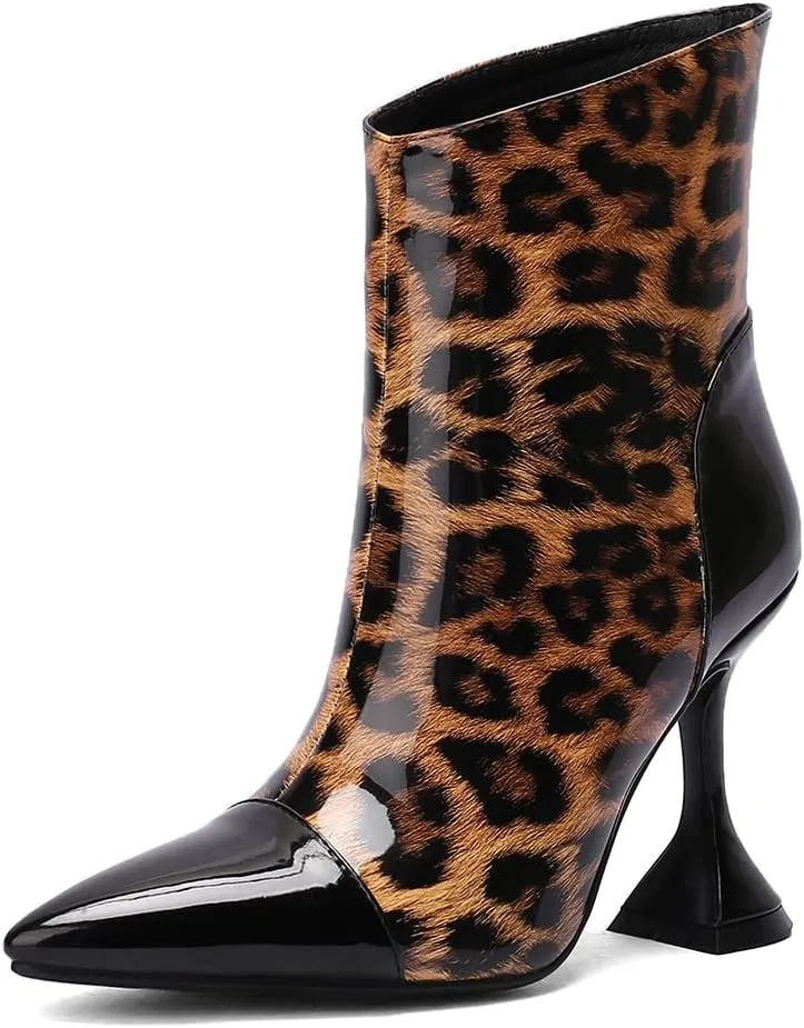Roimaash Elegant Women Dress Boots High Heels Pointed Toe