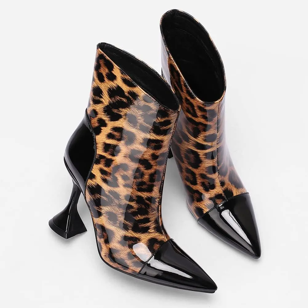 Roimaash Elegant Women Dress Boots High Heels Pointed Toe