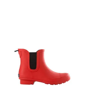 Roma Chelsea Rain Boots Matte Red Last Chance