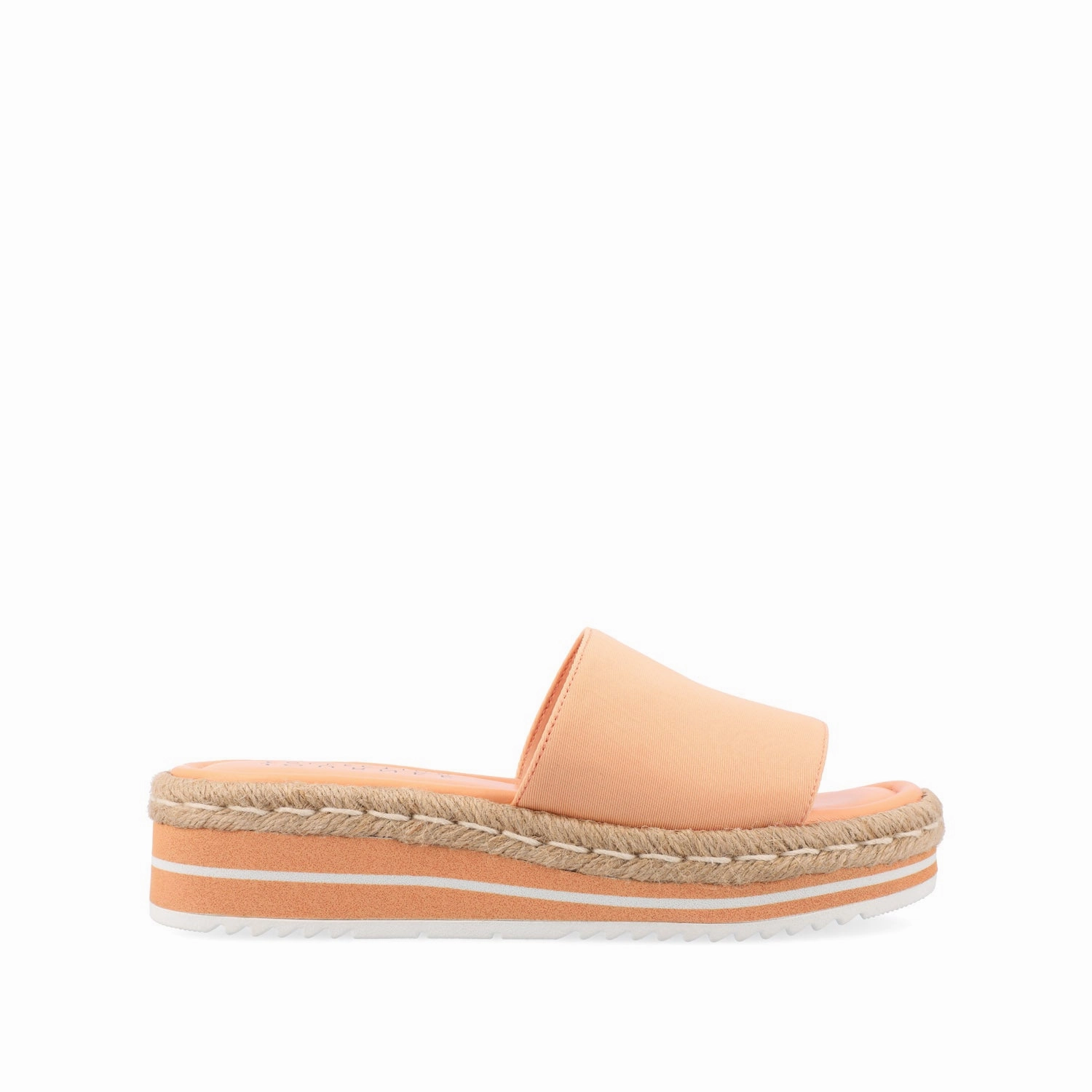 Sunny Day ROSEY ESPADRILLE WEDGE HEELED SLIDE SANDALS IN STATEMENT