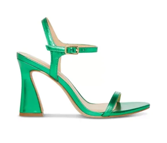 Round Toe Sculpted Block Heel