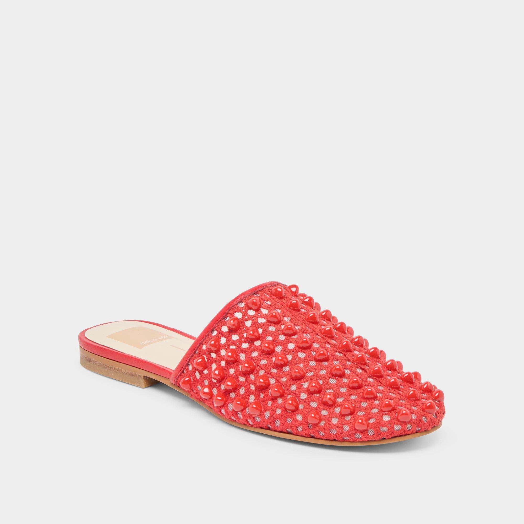 ROVA BEAD FLATS CHILI BEADED MESH Foot Support Shoes