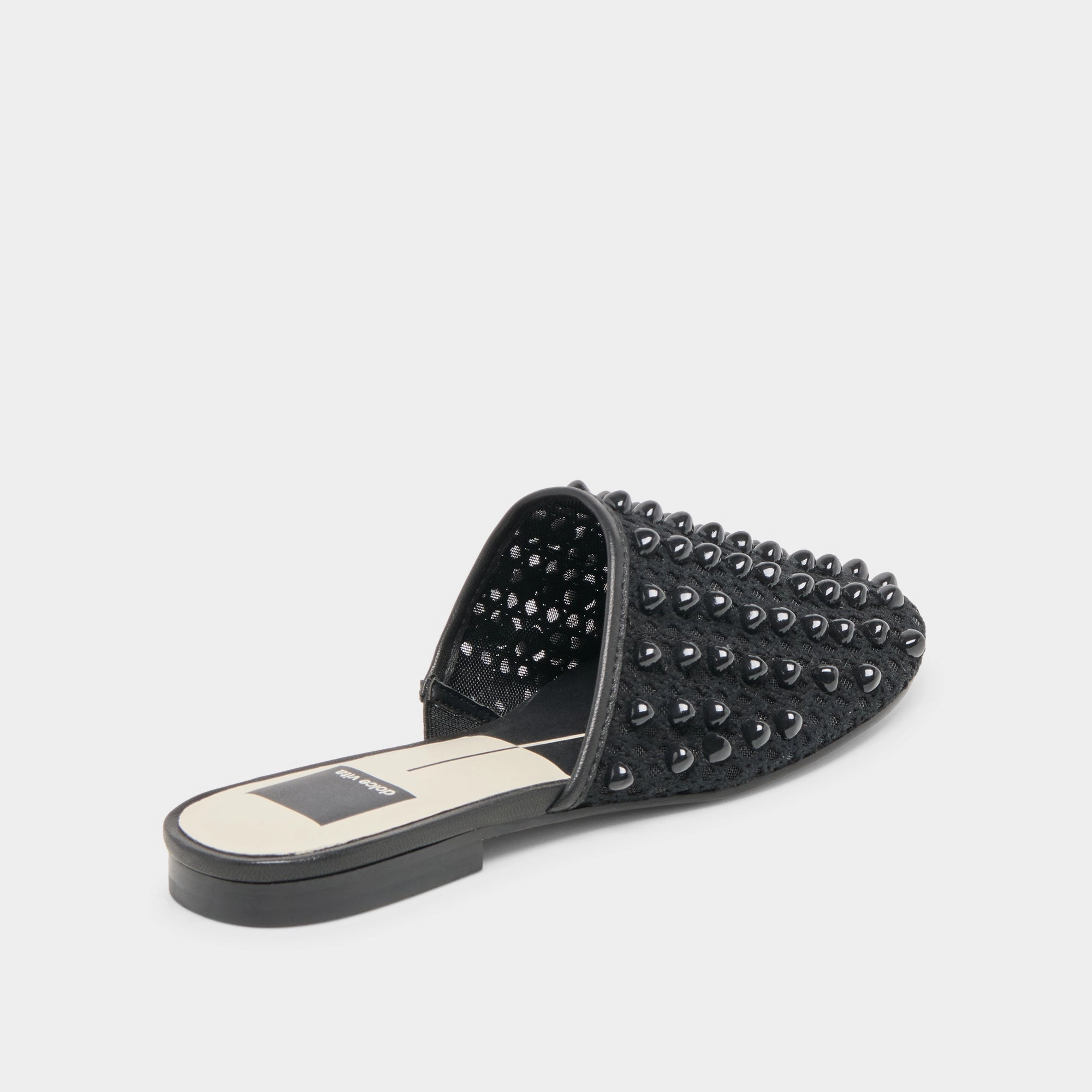 ROVA BEAD FLATS ONYX BEADED MESH Picnic Vibe Flexible Footwear