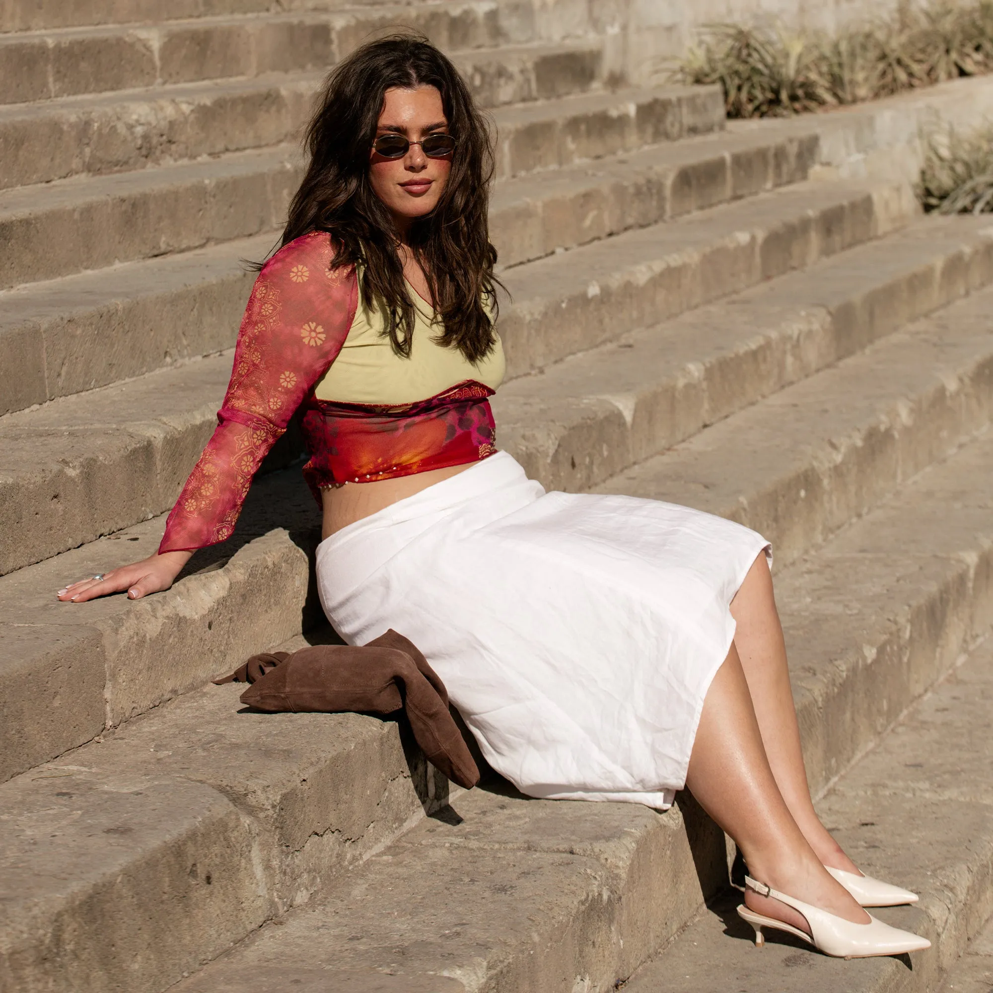 ALENNA HEELS BONE CRINKLE PATENT Best Pick Minimalist Style