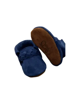 Royal Blue Nubuck Mocc