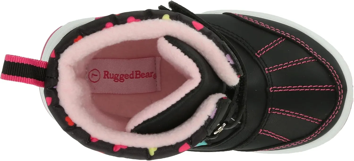 Rugged Bear Girl's Winter Outdoor Water Resistant Snow Boots