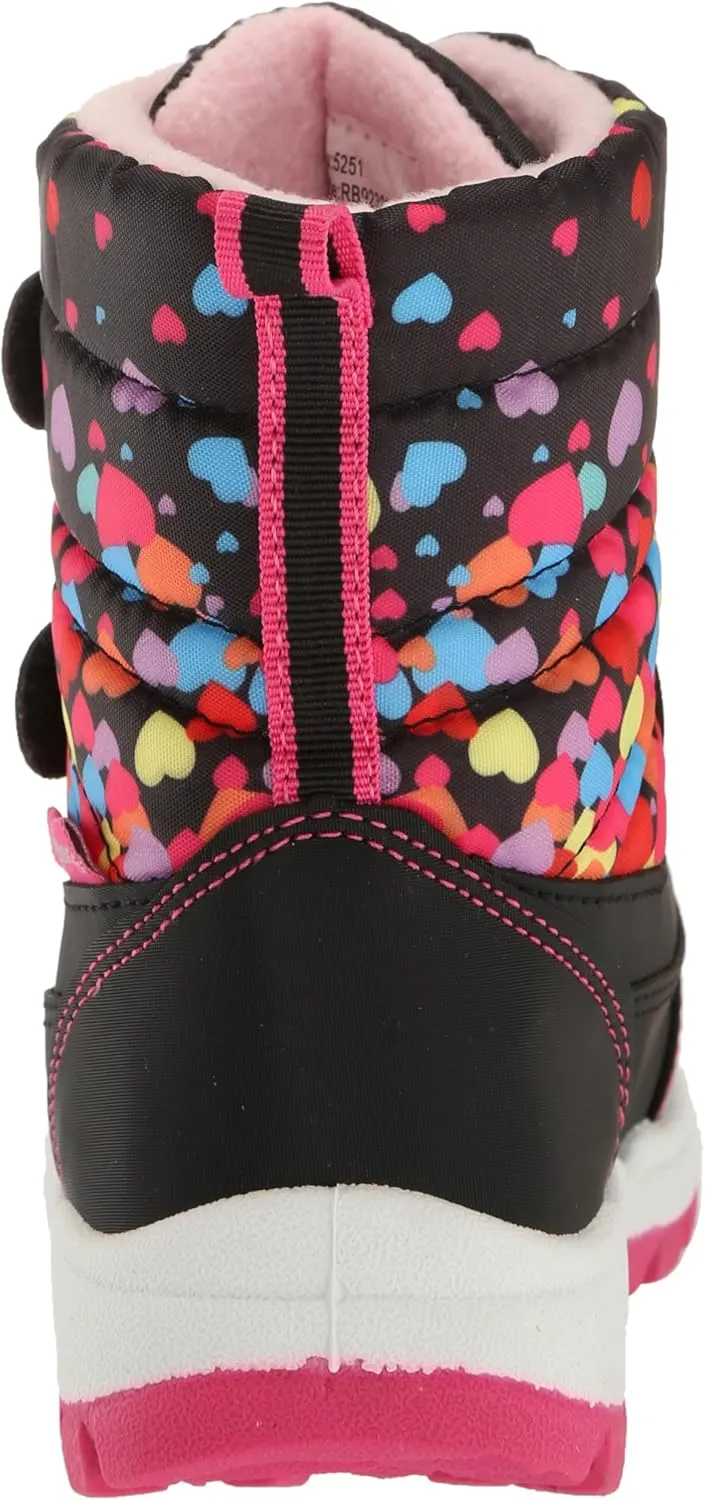 Rugged Bear Girl's Winter Outdoor Water Resistant Snow Boots