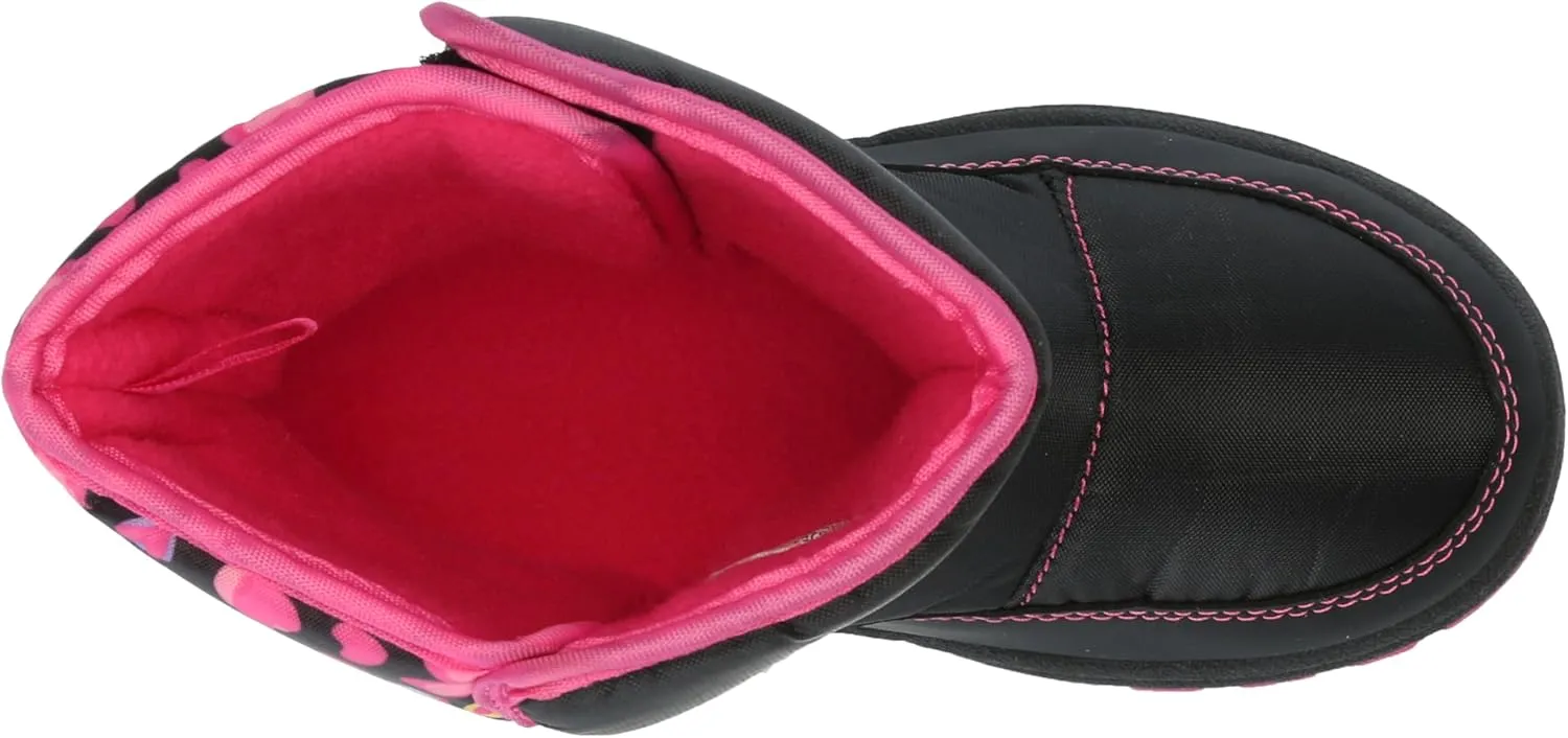 Rugged Bear Girl's Winter Water-Resistant Fur Lined Top Boots