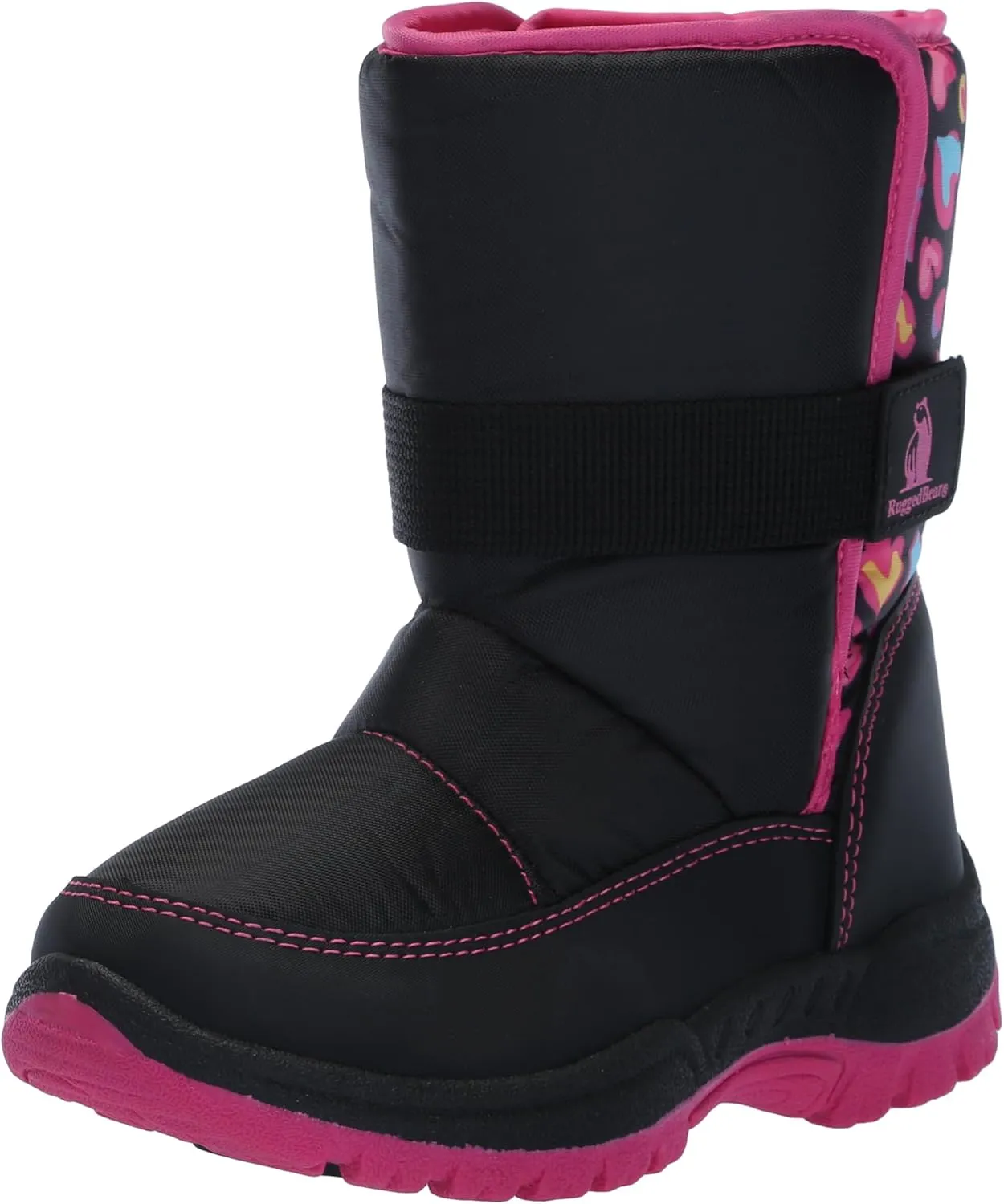 Rugged Bear Girl's Winter Water-Resistant Fur Lined Top Boots