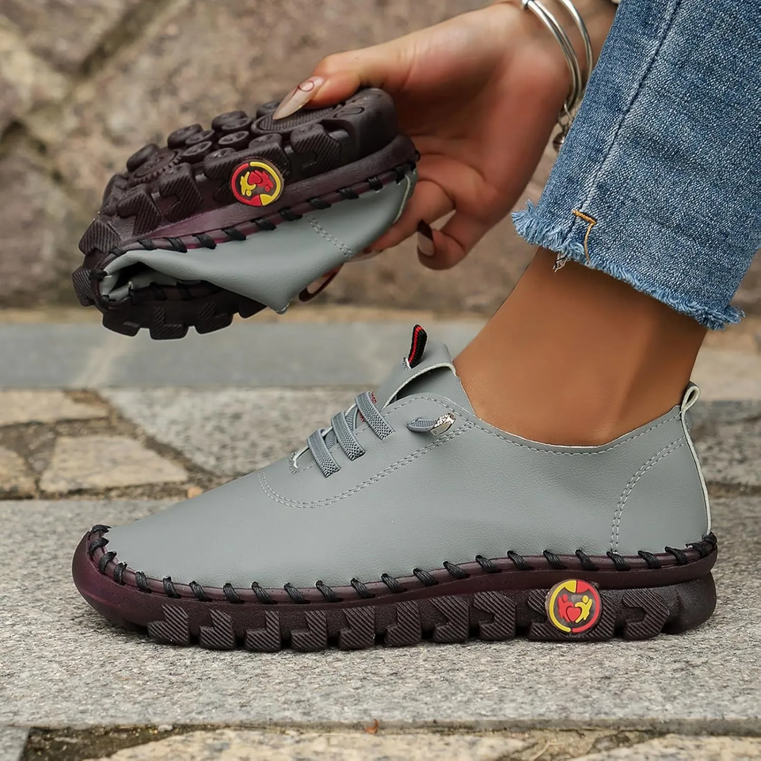 Running Shoes for Women Slip On Sneakers Men Mens Loafers Casual Slip On Comfy Soft Cover Heel Christmas Dress Shoes for Women Women's Wide Loafers
