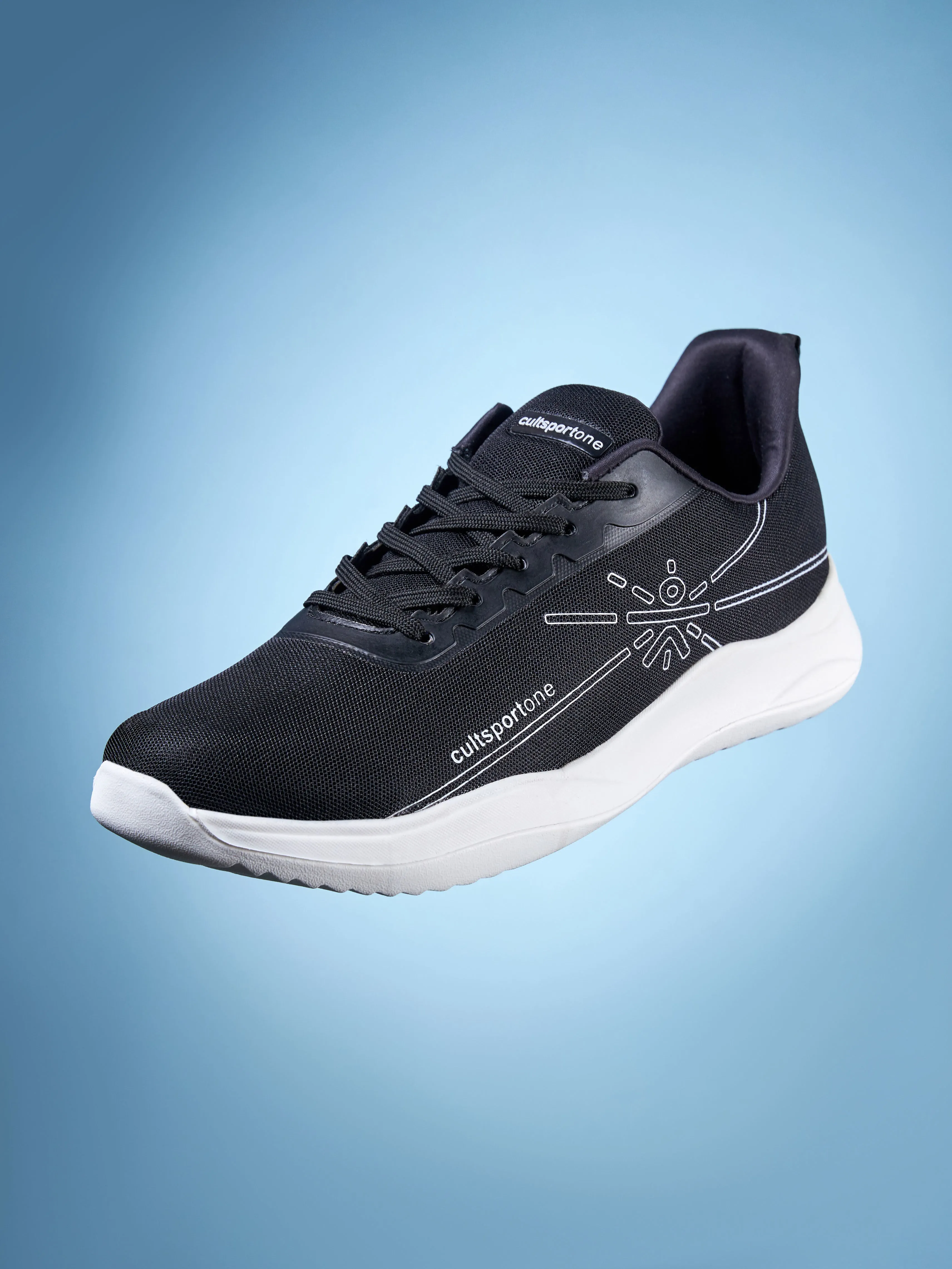 Rush Men Running Shoes - Black