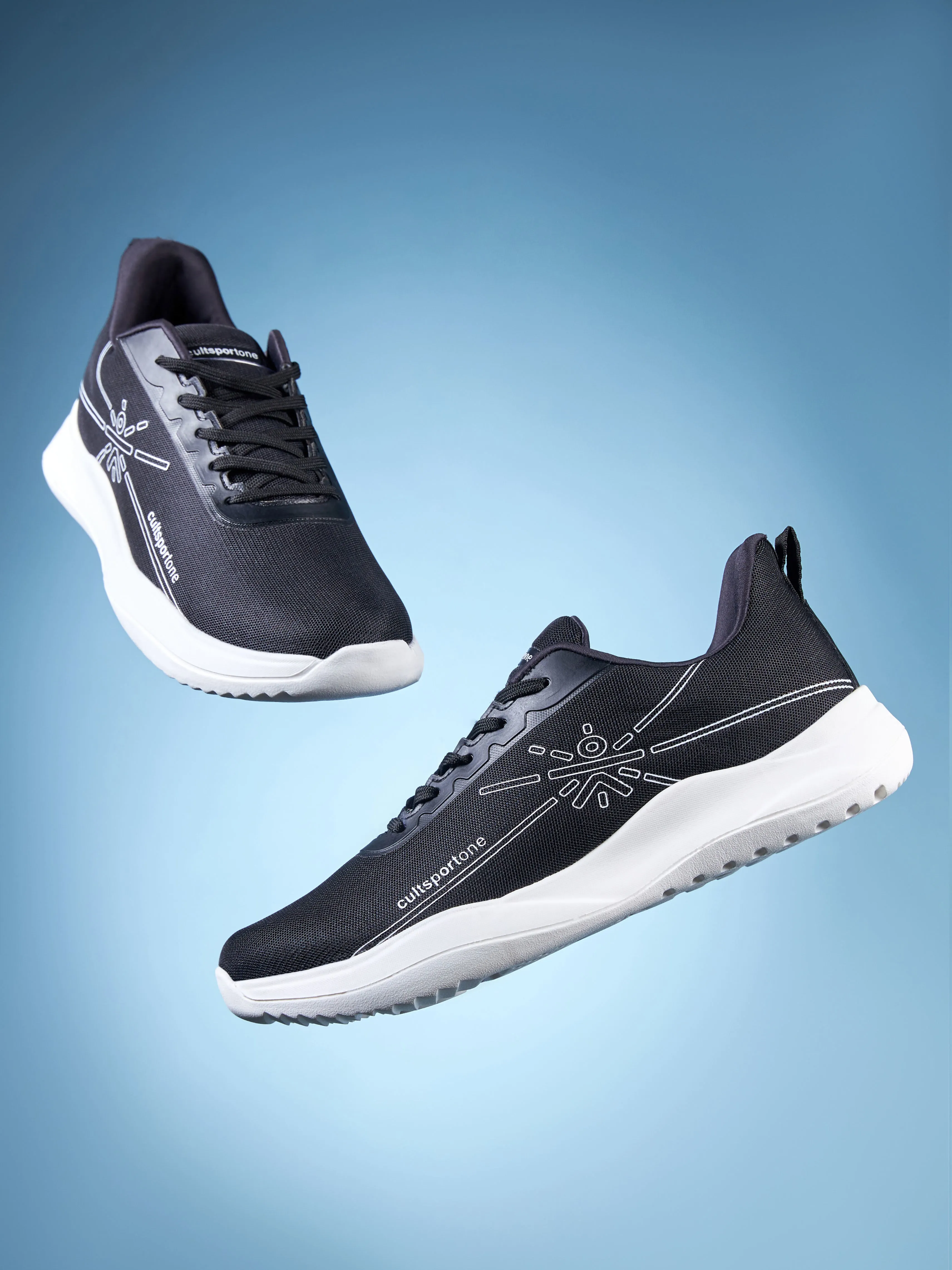 Rush Men Running Shoes - Black