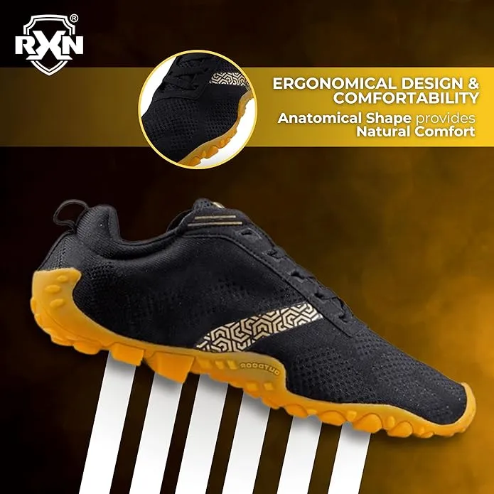 RXN Mens Cross Trainer Barefoot & Minimalist Shoe Zero Drop Sole Training Shoes - (TRN-1)