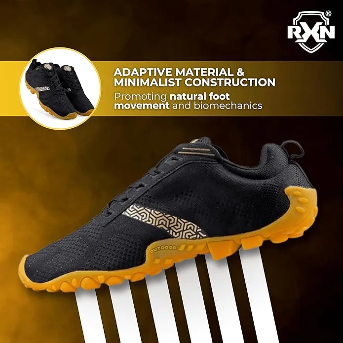 RXN Mens Cross Trainer Barefoot & Minimalist Shoe Zero Drop Sole Training Shoes - (TRN-1)