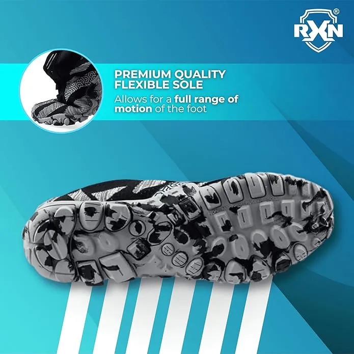RXN Mens Cross Trainer Barefoot & Minimalist Shoe Zero Drop Sole Training Shoes - (TRN-1)