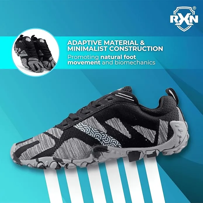 RXN Mens Cross Trainer Barefoot & Minimalist Shoe Zero Drop Sole Training Shoes - (TRN-1)