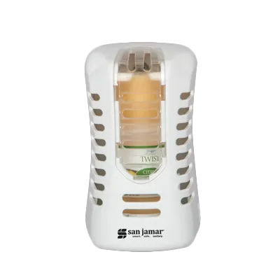 San Jamar Air Freshener Dispenser White/Clear