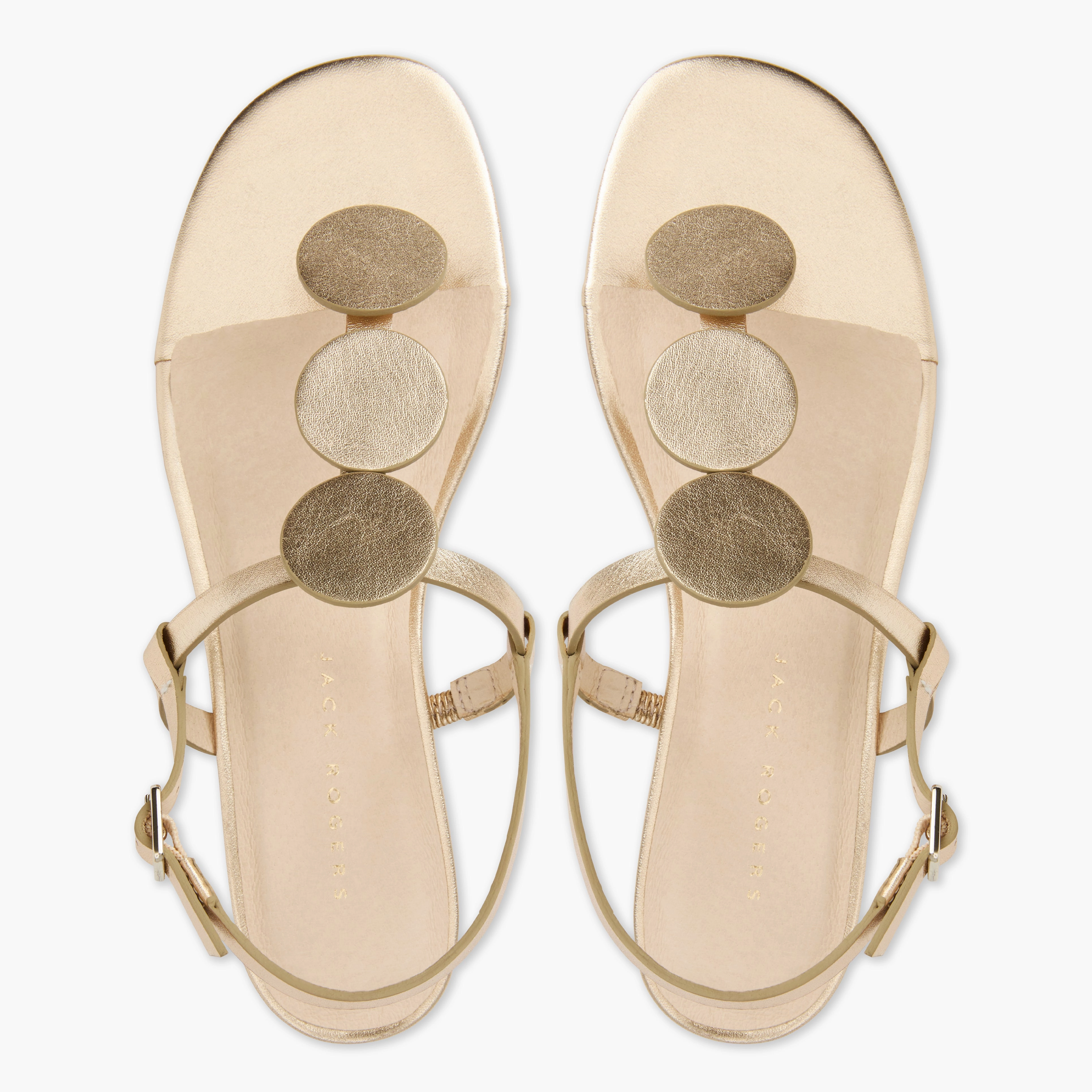 Worth Leather Flat Sandal synthetic leather