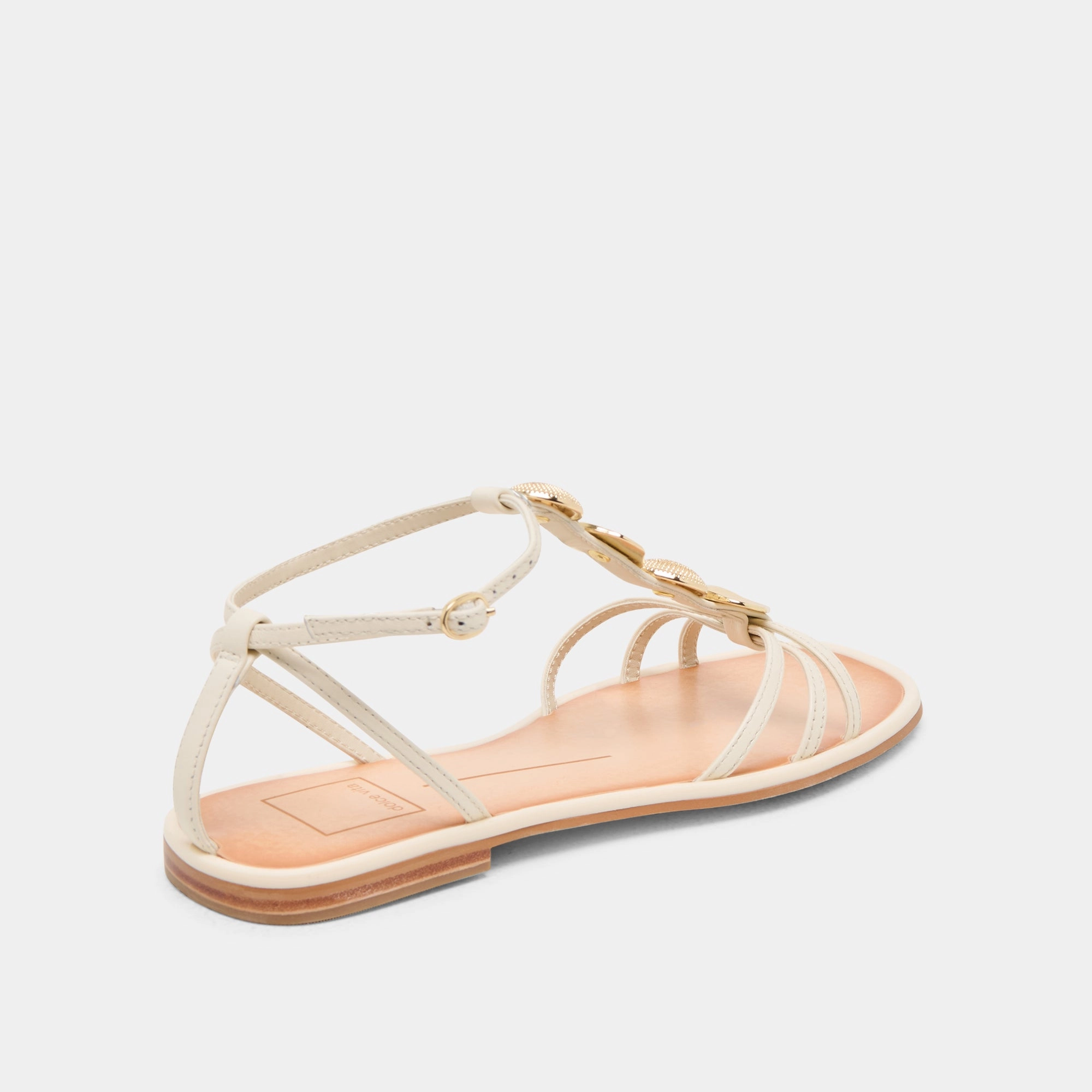cushioning technology All Day Comfort FAUN SANDALS OFF WHITE LEATHER