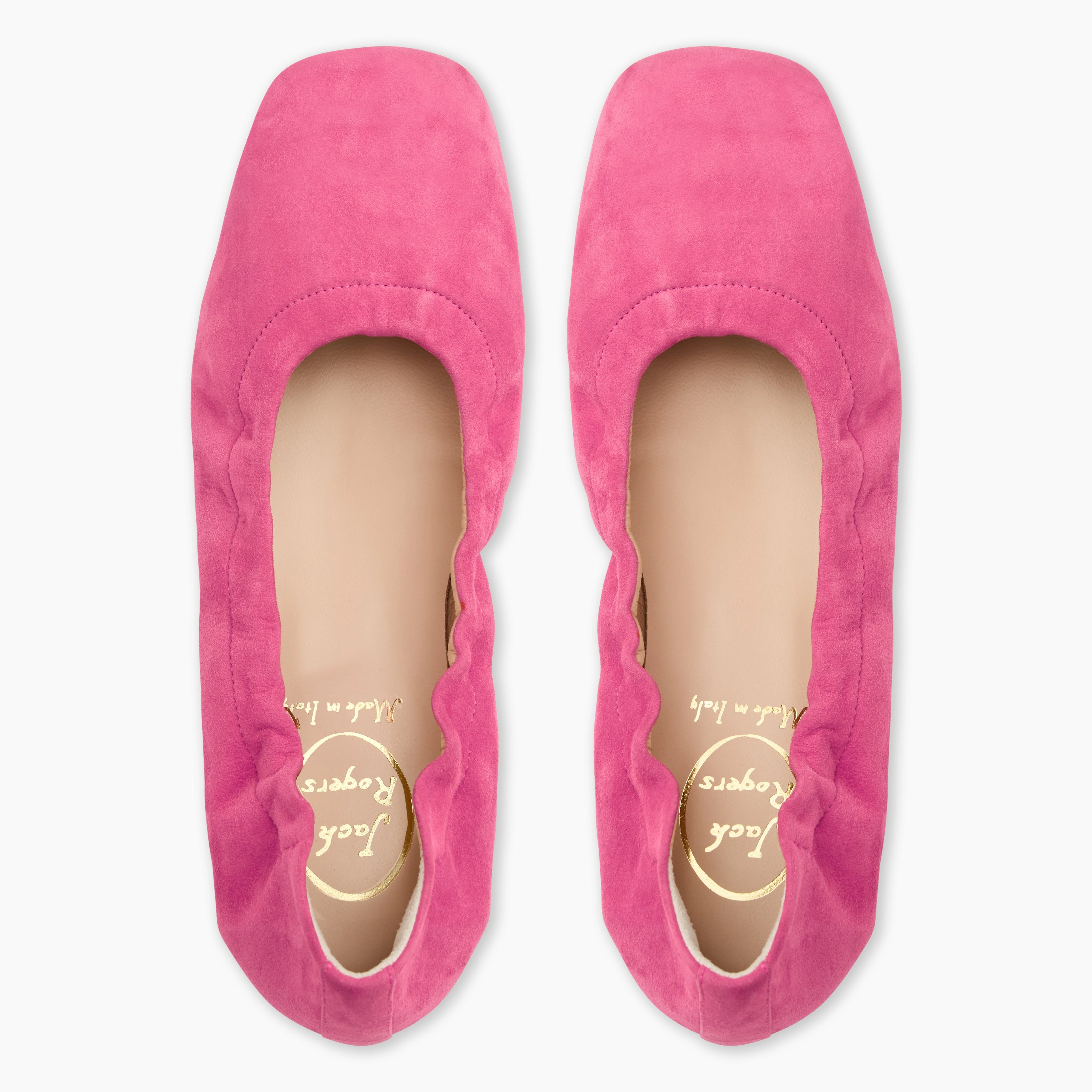 Trendy Cushion Santa Maria Italian Suede Ballet Flat