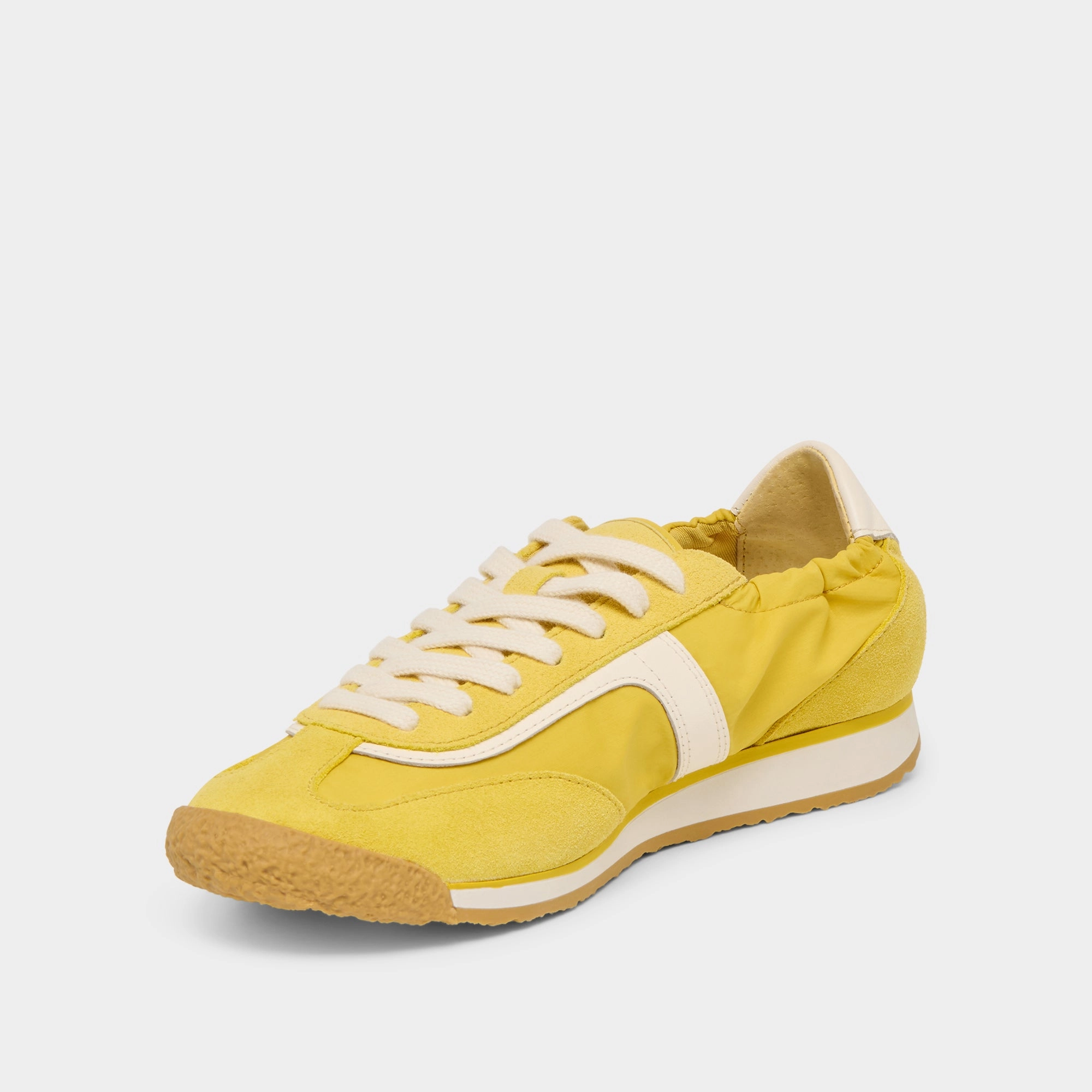 Multi Directional Grip Stylish Stripes SARIYA SNEAKERS YELLOW NYLON