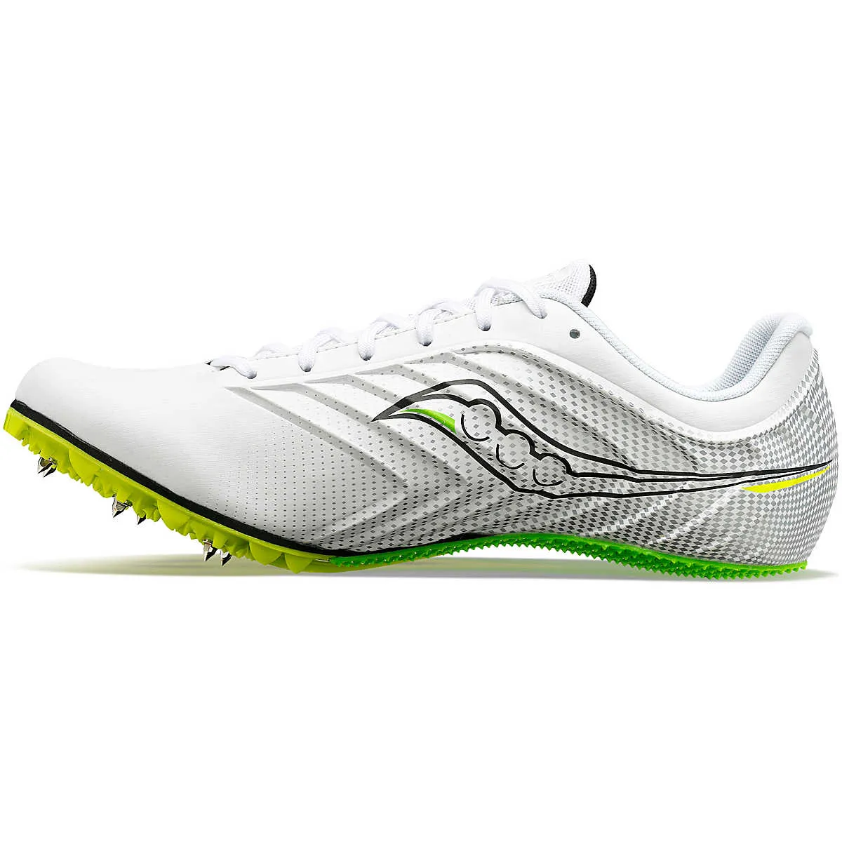 Saucony | Spitfire 5 | Men's | White/Slime