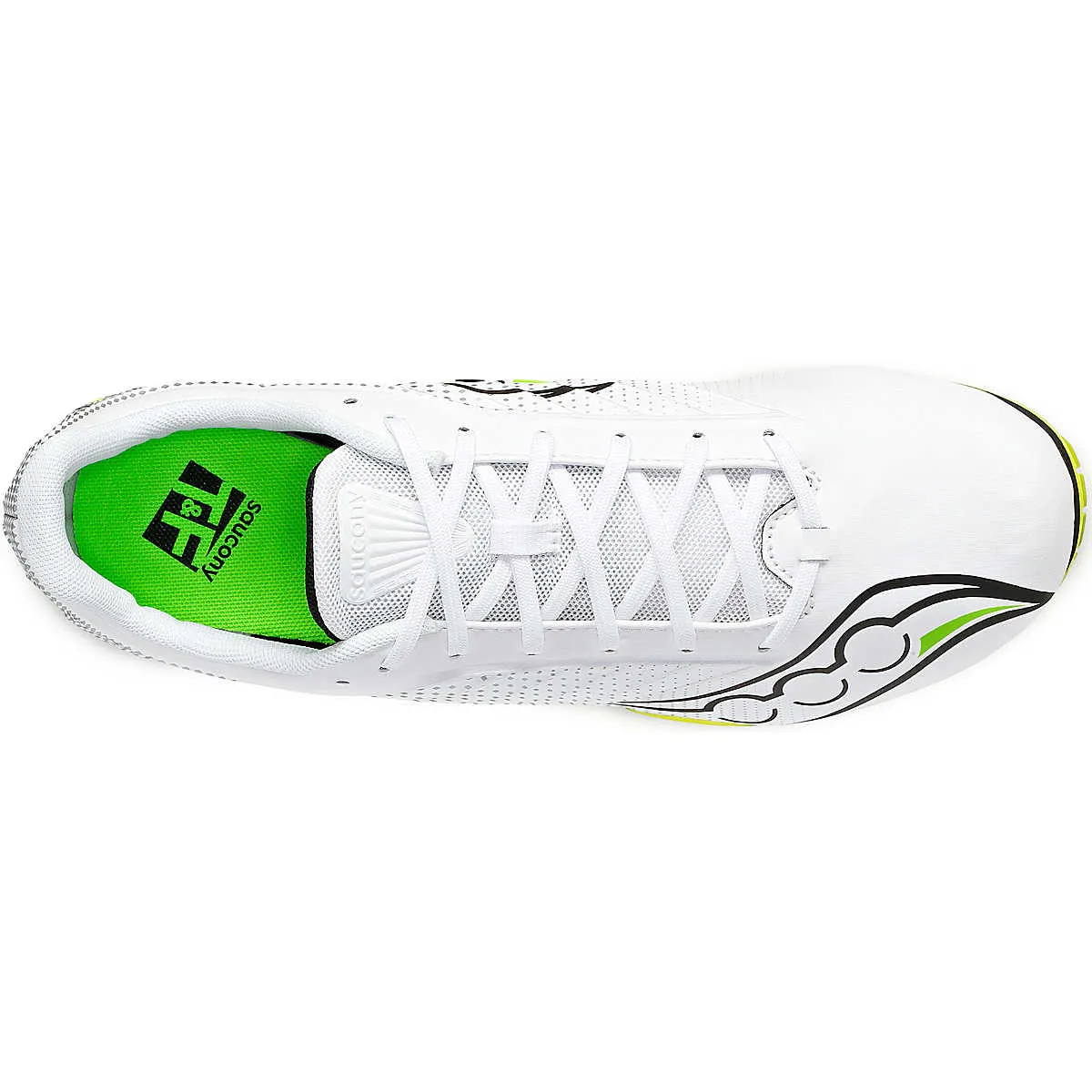 Saucony | Spitfire 5 | Men's | White/Slime