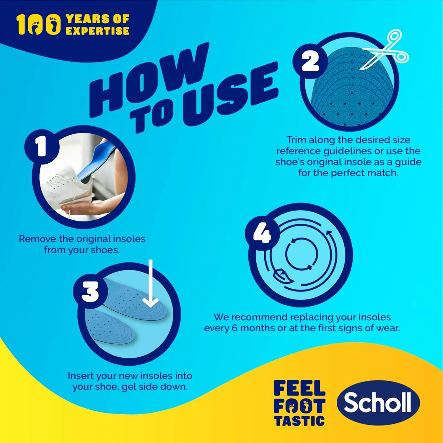 Scholl GelActiv Work & Boot Insoles