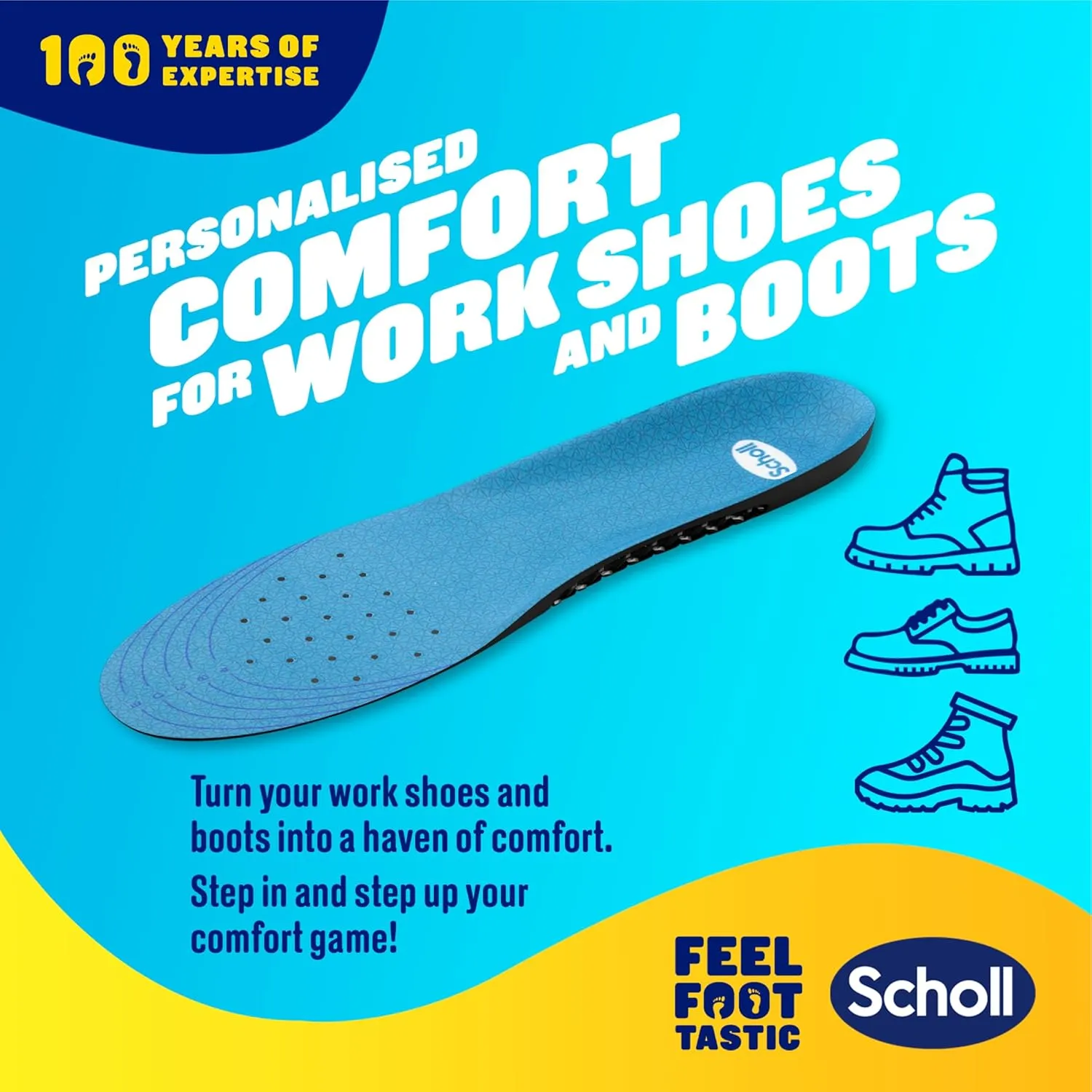 Scholl GelActiv Work & Boot Insoles