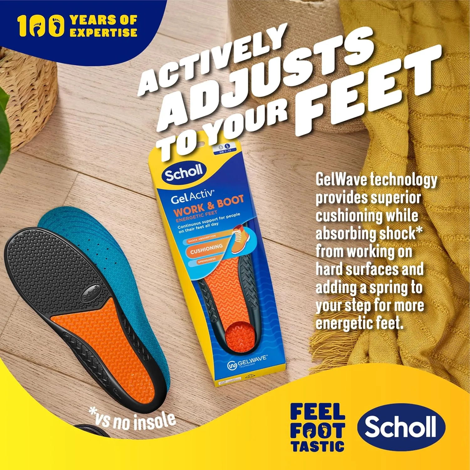 Scholl GelActiv Work & Boot Insoles