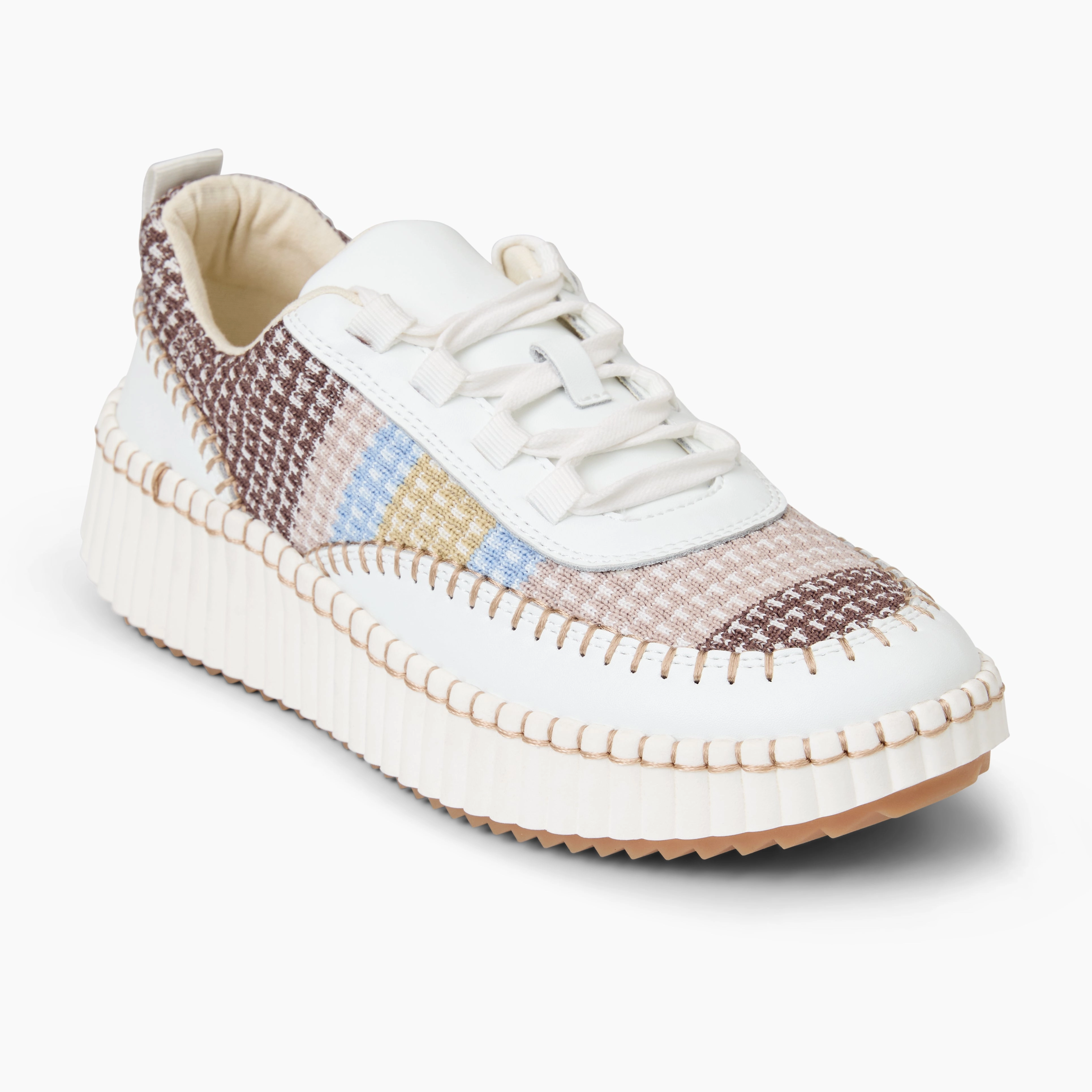 Sealine Leather Low Top Platform Sneaker Bridge Step