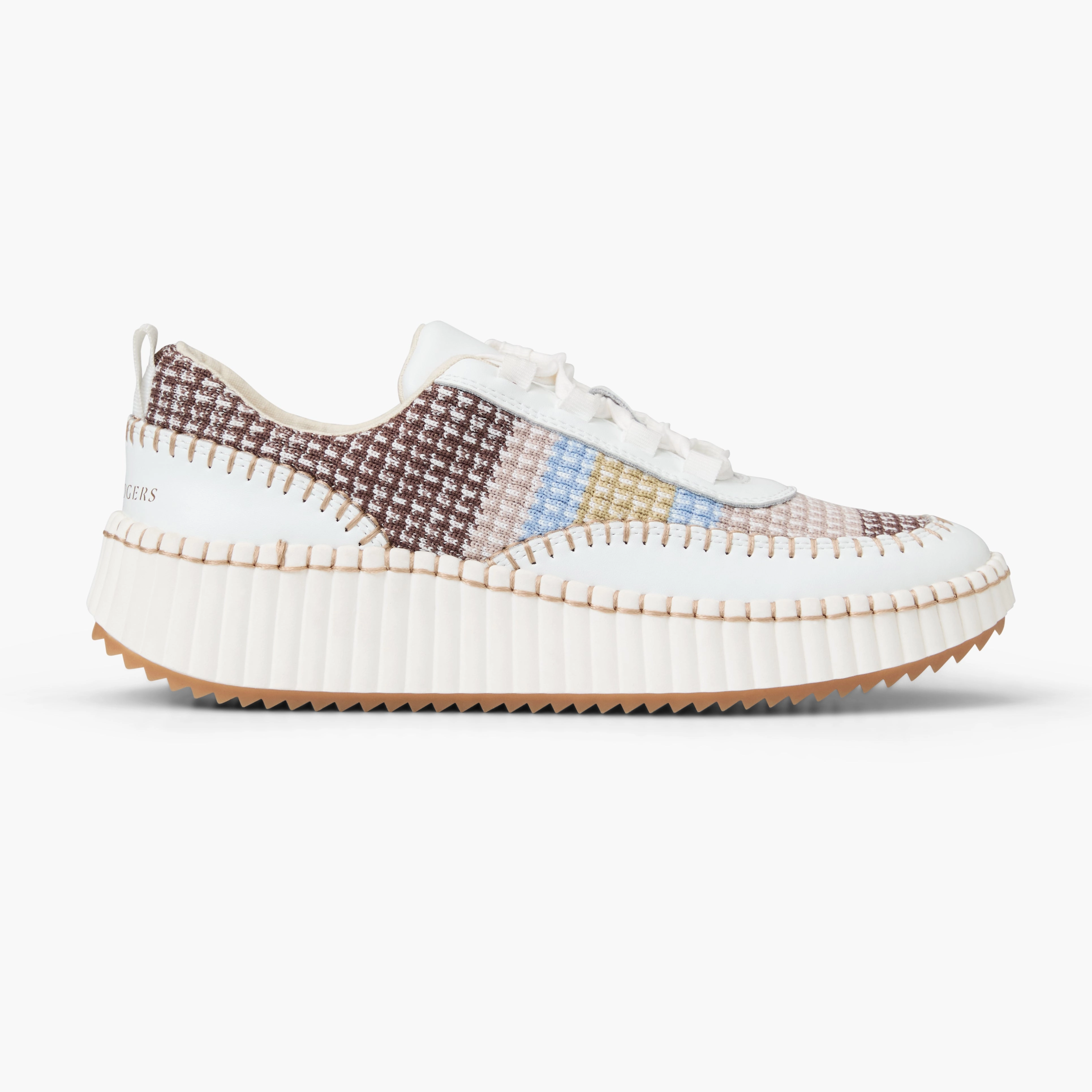 Comfortable Step Beach Air Sealine Leather Low Top Platform Sneaker