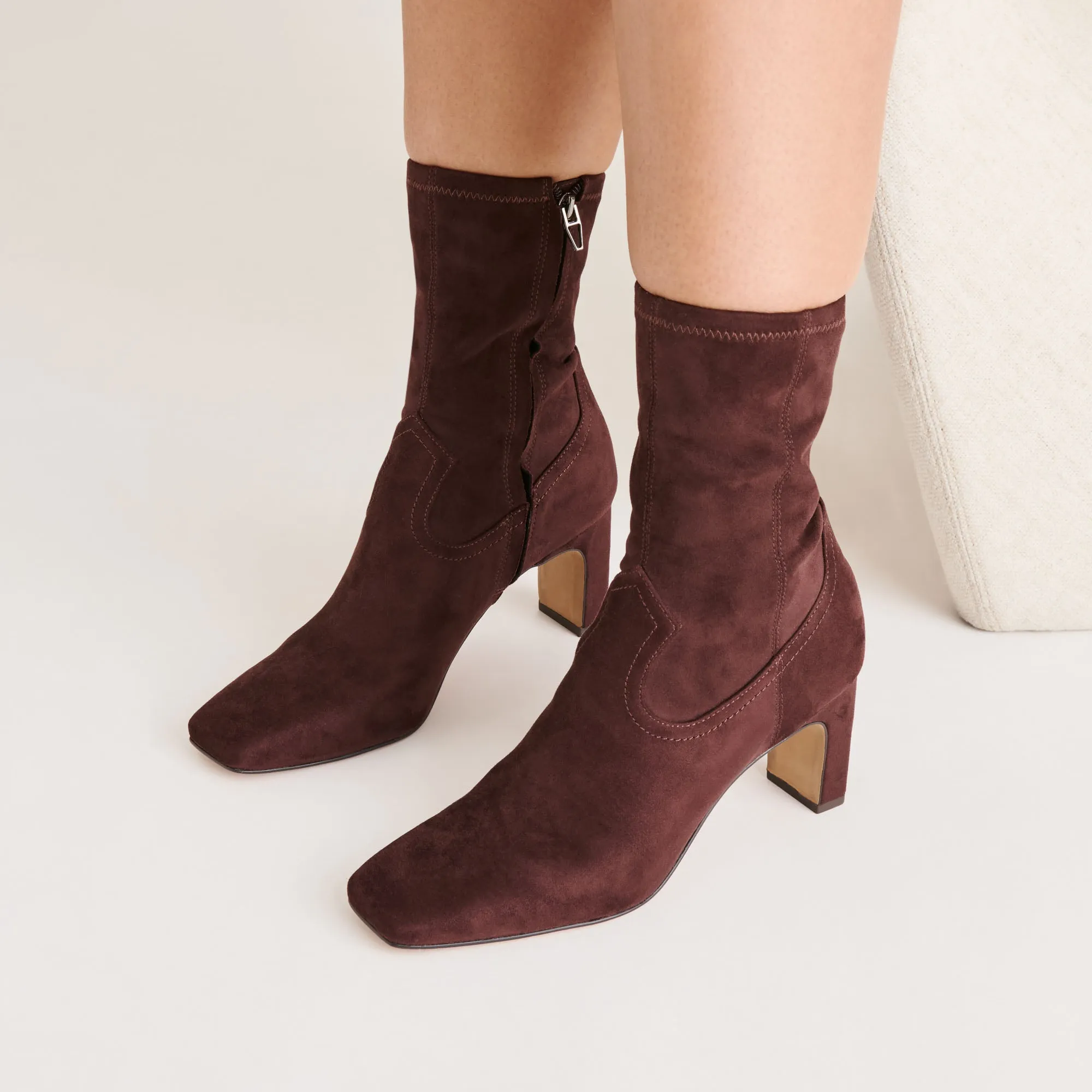 ROAN BOOTS MAHOGANY STELLA SUEDE Rugged Built Morning Walk