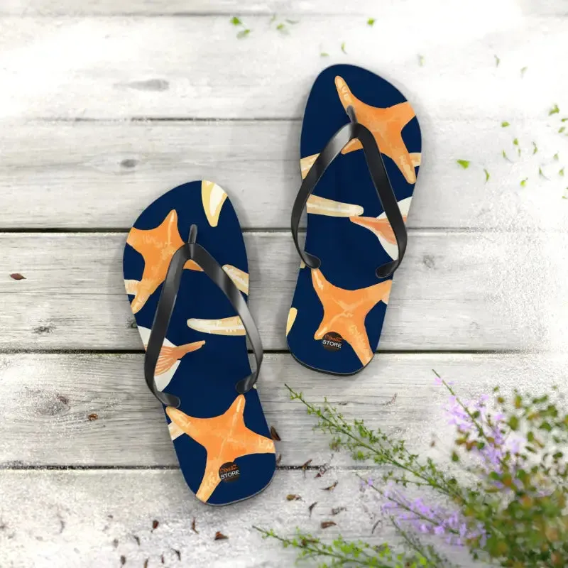 Seas the Day Unisex Star Fishes Flip Flops