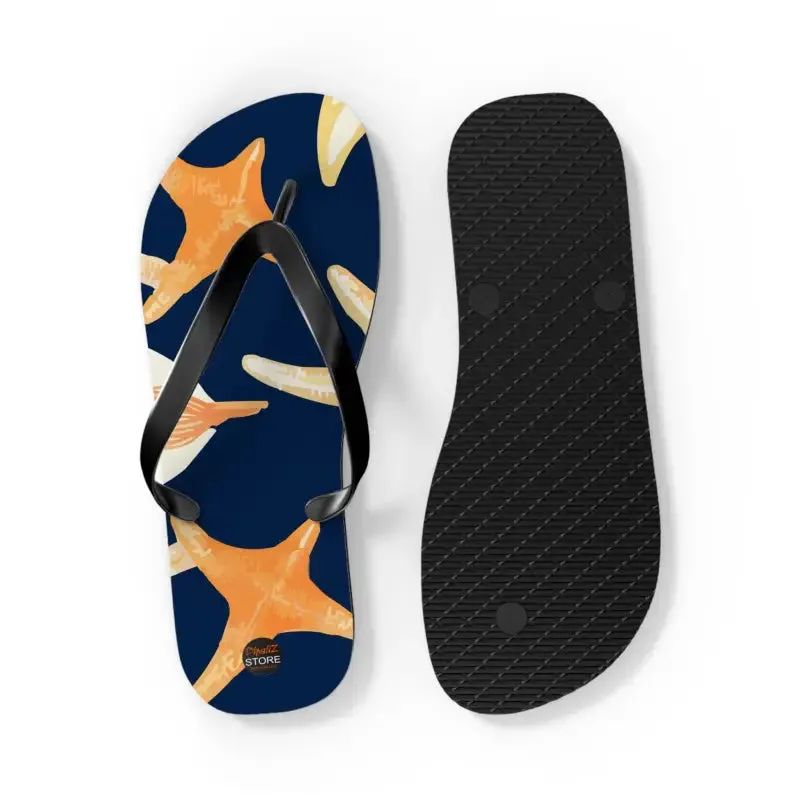 Seas the Day Unisex Star Fishes Flip Flops