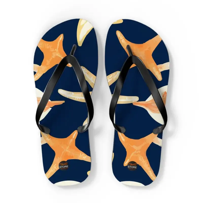 Seas the Day Unisex Star Fishes Flip Flops