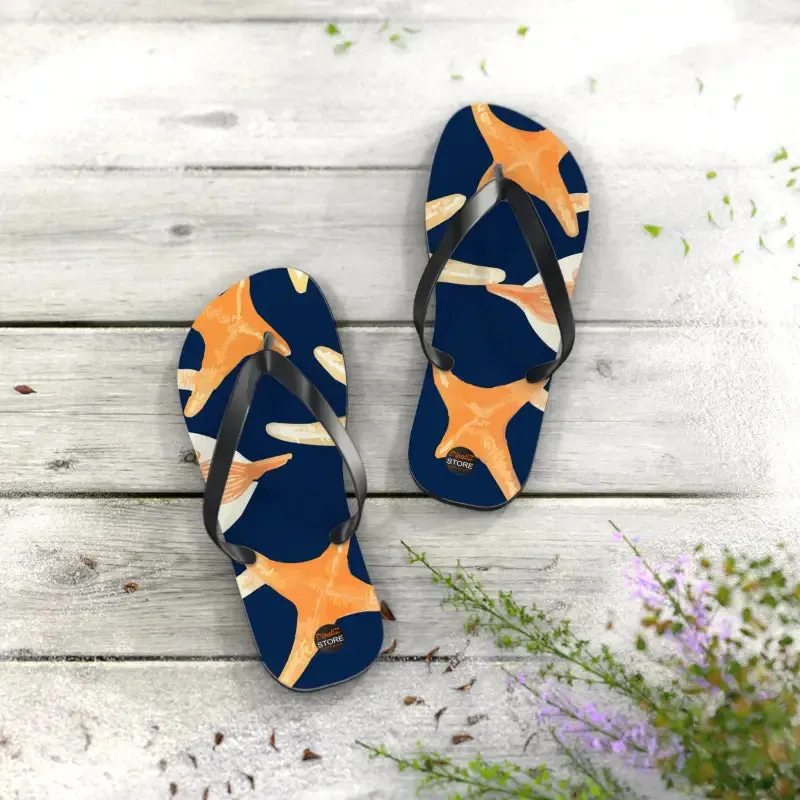 Seas the Day Unisex Star Fishes Flip Flops