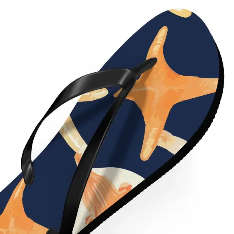 Seas the Day Unisex Star Fishes Flip Flops