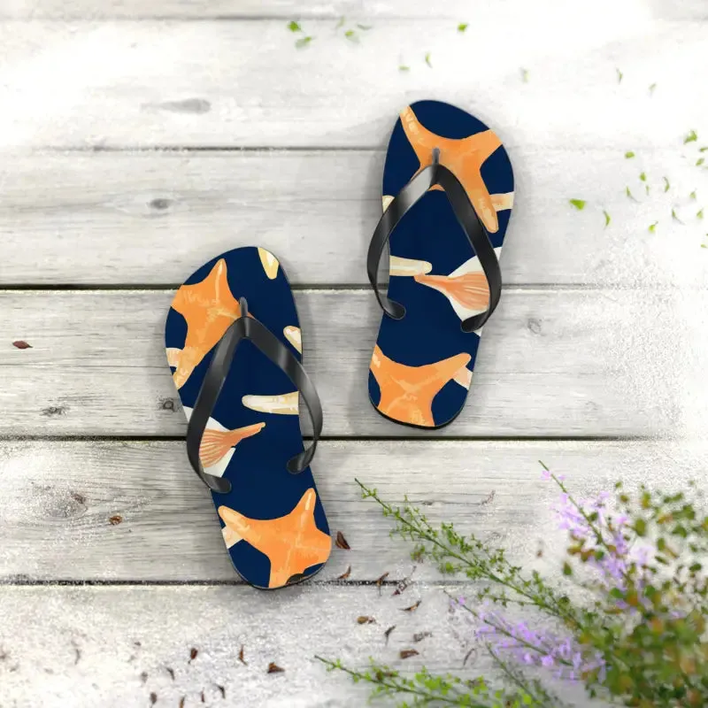 Seas the Day Unisex Star Fishes Flip Flops