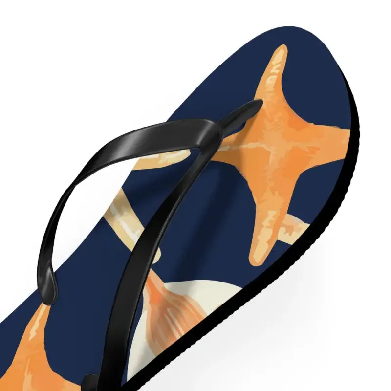 Seas the Day Unisex Star Fishes Flip Flops