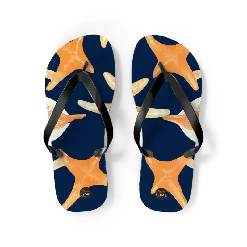 Seas the Day Unisex Star Fishes Flip Flops