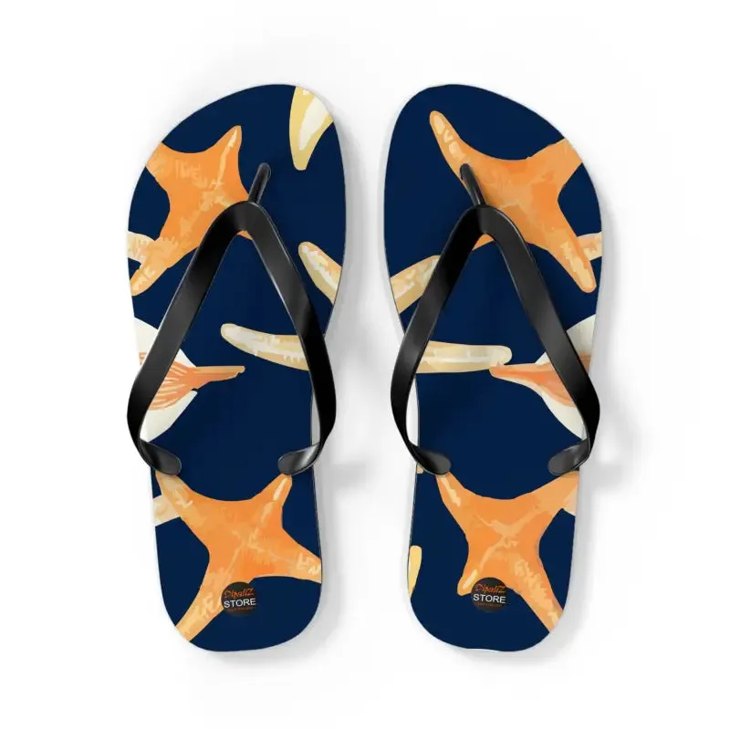 Seas the Day Unisex Star Fishes Flip Flops