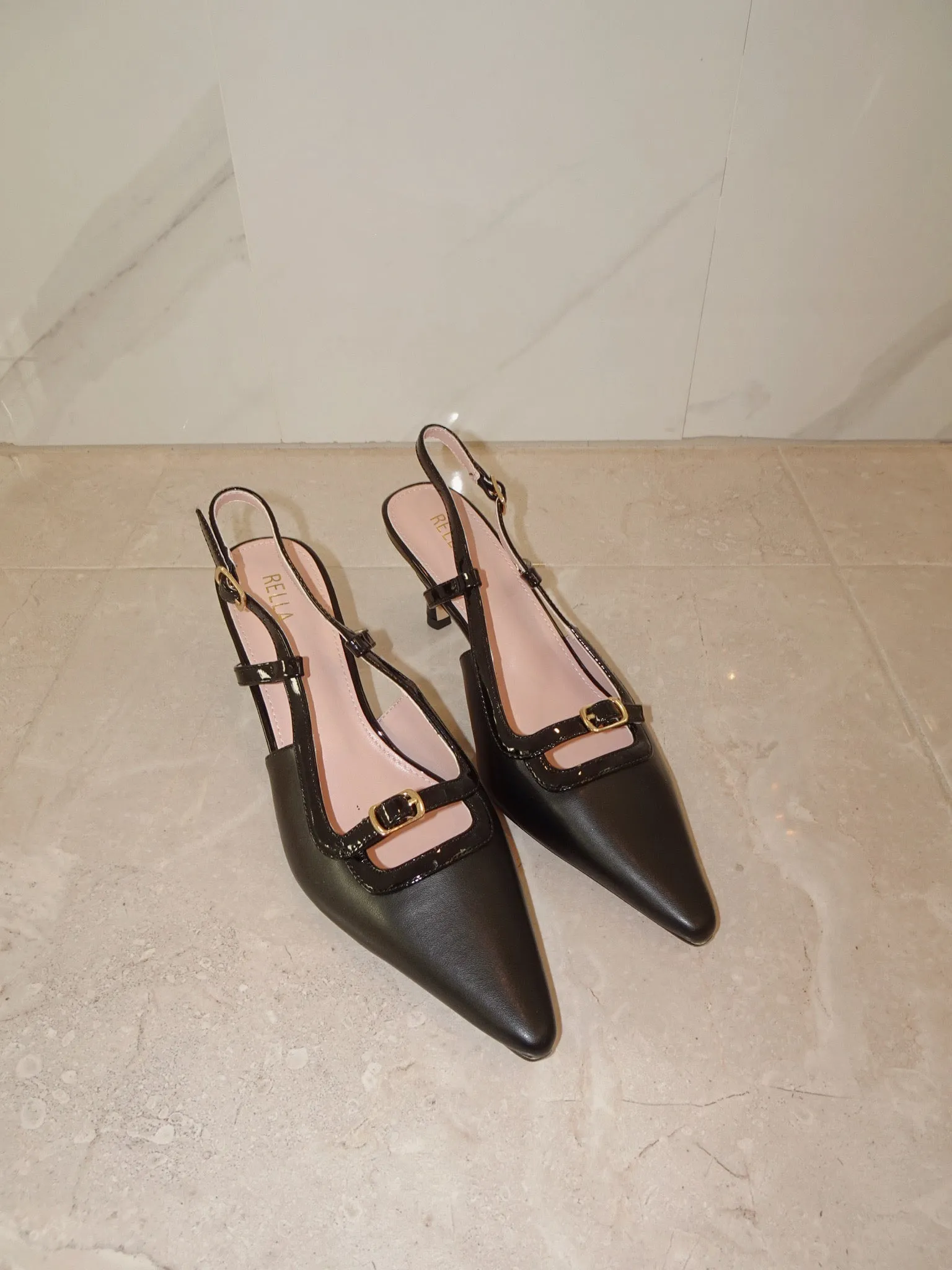 Sera Slingback Heel - Black