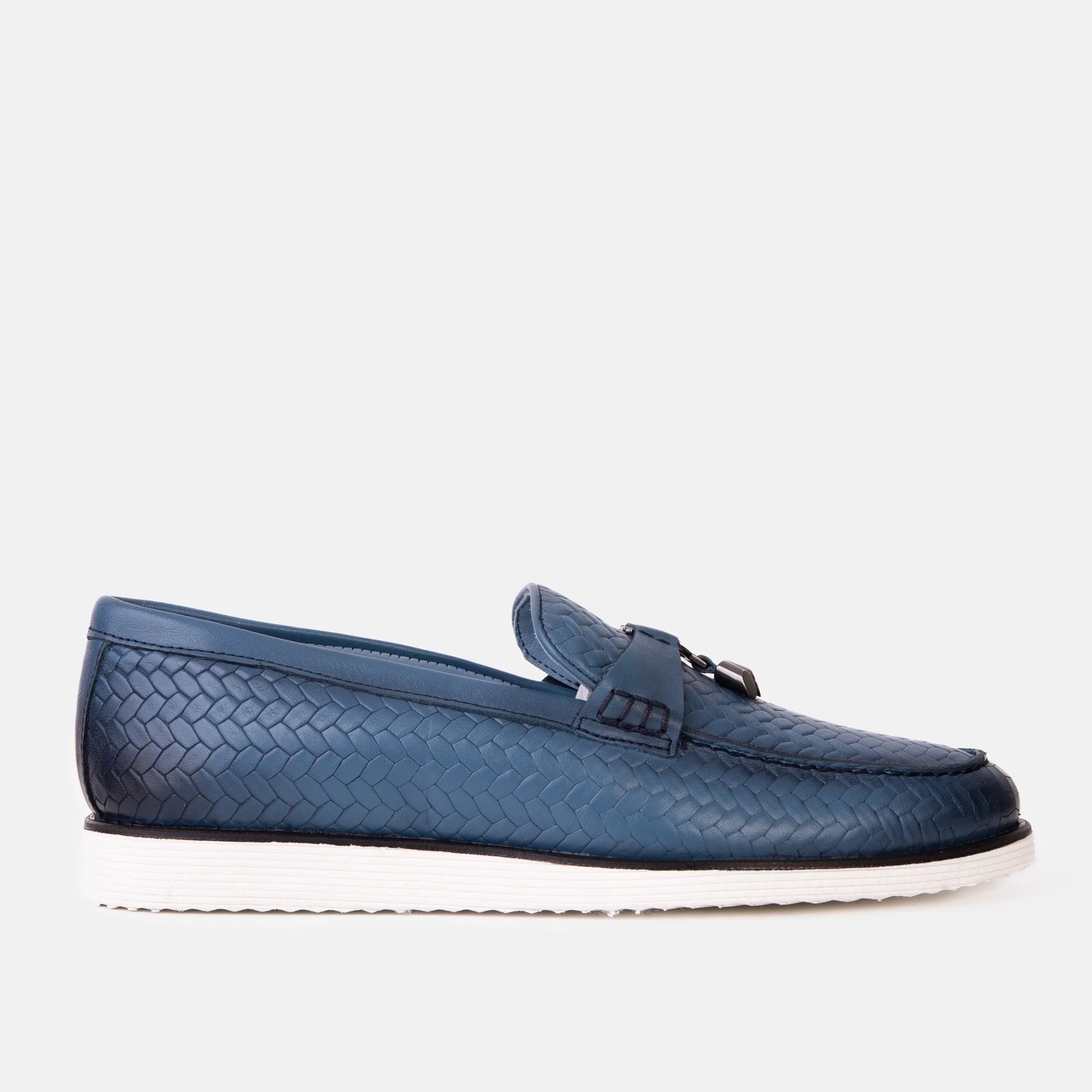 The Sperry Jeans Blue Leather Tassel Loafer Men Shoe Soft Edge Weekly Briefing
