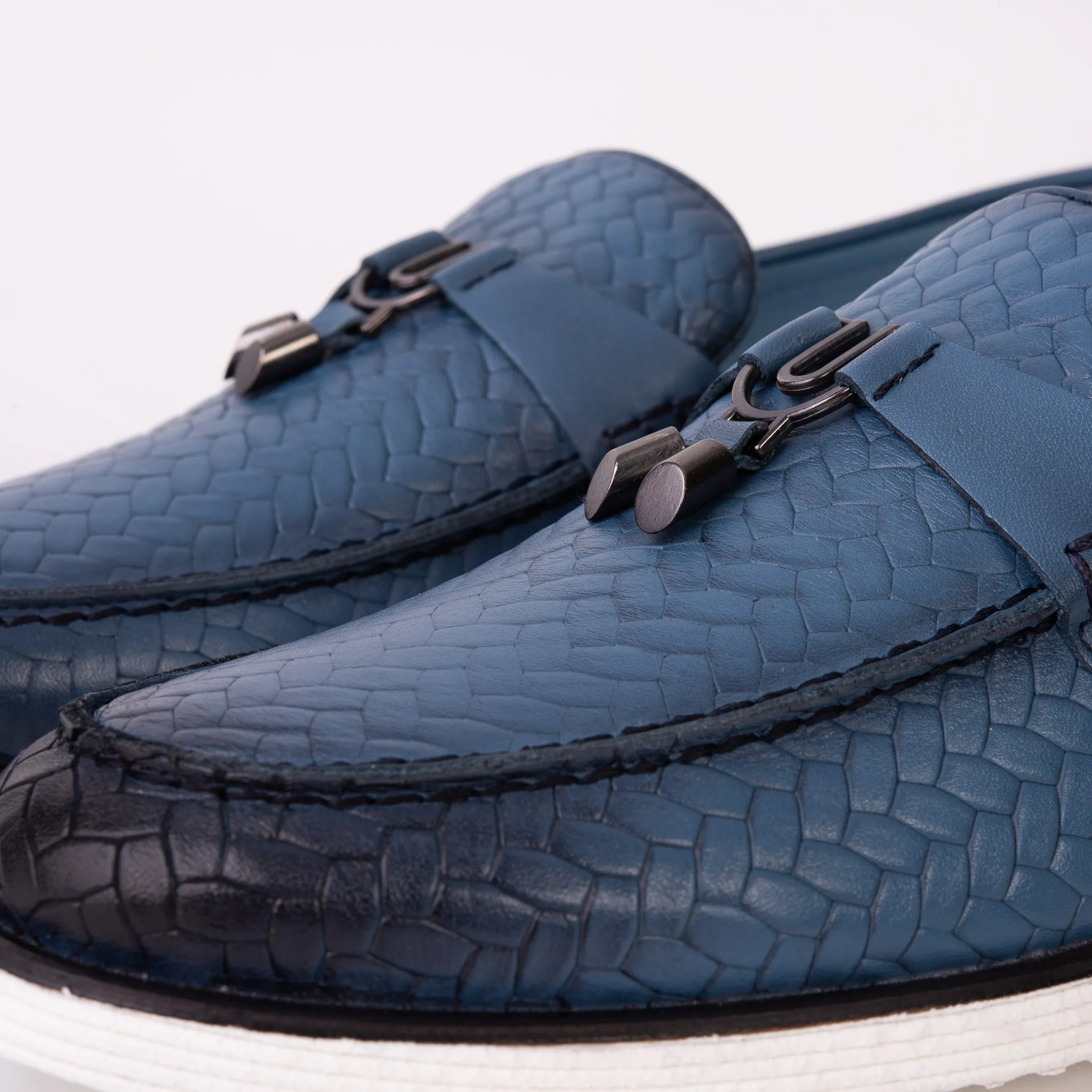 The Sperry Jeans Blue Leather Tassel Loafer Men Shoe Urban Routine