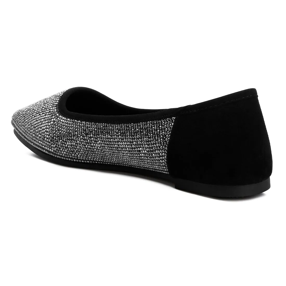 Shimmering Rhinestone Ballerinas